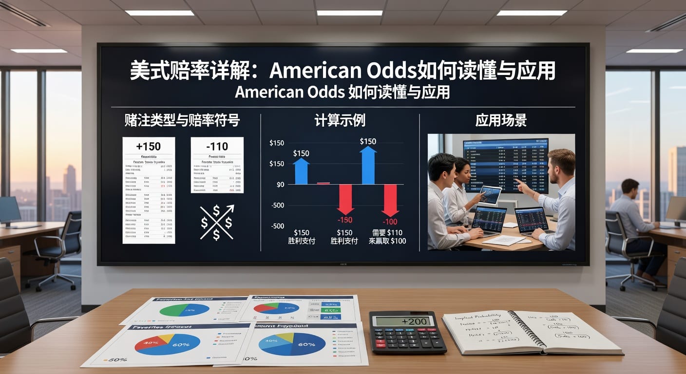 美式赔率 (American Odds) 详解：新手入门到精通 2026年世界杯投注