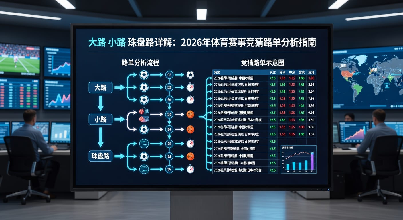 大路小路珠盘路解析：体育博彩玩家制胜策略（2026年世界杯投注）