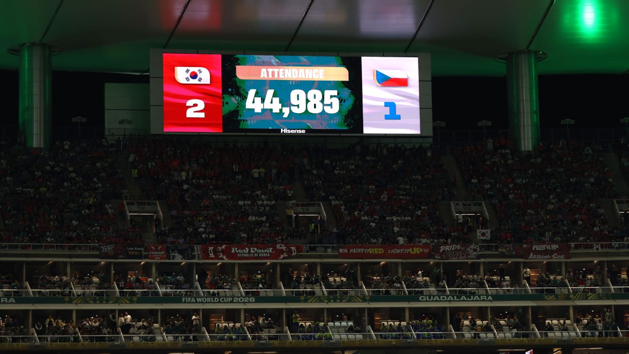 FIFA为韩国对捷克世界杯出席数据"正名"——44985人是怎么算的